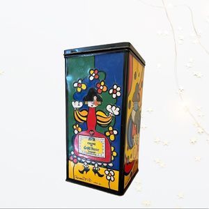 Vintage Crème De Grand Mariner Tin Box Romero Britto 1990